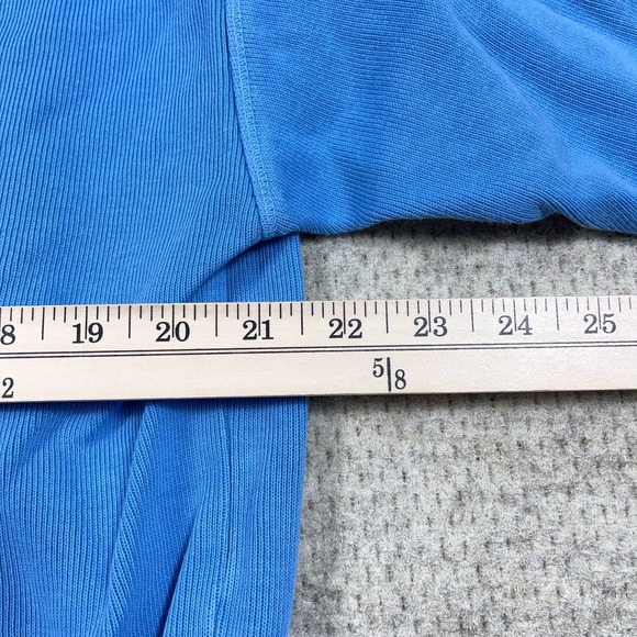 Tommy Bahama Sweater Men Large Light Blue Pullover Quarter Zip Sweatshirt Relax - Picture 9 of 11